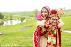 Indian couple after Indian wedding ceremony. Indian couple after Indian wedding ceremony.