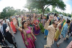 Outdoors incredible baraat procession dance. Outdoors incredible baraat procession dance.