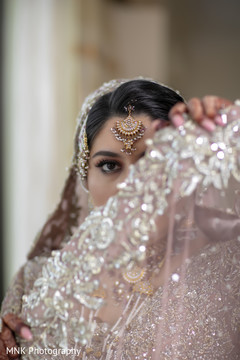 Incredible Indian bridal ceremony tikka and wedding veil. Incredible Indian bridal ceremony tikka and wedding veil.