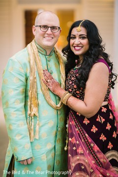 Indian couple posing for the pre-wedding pictures. Indian couple posing for the pre-wedding pictures.