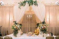 Indian wedding venue coral design. Indian wedding venue coral design.