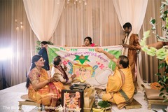 Moments prior to the heartfelt Indian wedding ceremony. Moments prior to the heartfelt Indian wedding ceremony.
