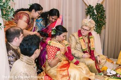 Indian bride during the Indian wedding ceremony. Indian bride during the Indian wedding ceremony.