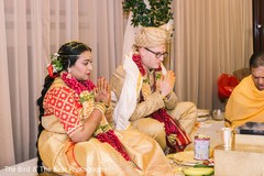 Indian couple having a spiritual moment during the rituals. Indian couple having a spiritual moment during the rituals.