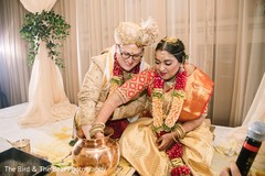 Traditional rituals during the Indian wedding ceremony. Traditional rituals during the Indian wedding ceremony.