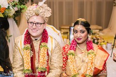 Indian groom and Maharani during the Indian wedding ceremony. Indian groom and Maharani during the Indian wedding ceremony.