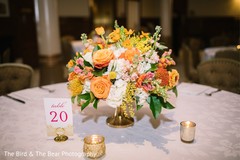 Floral arrangement table centerpiece. Floral arrangement table centerpiece.