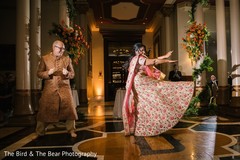 Indian bride performing during the Indian wedding gala. Indian bride performing during the Indian wedding gala.