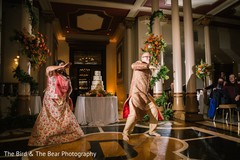 Raja and Maharani dancing during the Indian wedding reception. Raja and Maharani dancing during the Indian wedding reception.