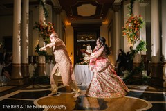 Indian groom and Maharani at the reception venue. Indian groom and Maharani at the reception venue.