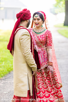 Maharani meeting with his Indian groom. Maharani meeting with his Indian groom.