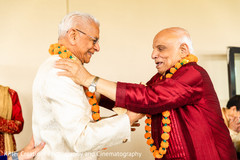 Indian relatives greeting each other. Indian relatives greeting each other.