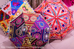 Detailed Indian decorations with umbrellas. Detailed Indian decorations with umbrellas.