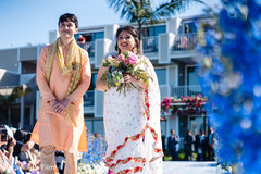 Indian bridesmaid and groomsmen on their ceremony fashion. Indian bridesmaid and groomsmen on their ceremony fashion.