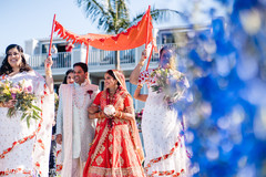 North Indian brides ceremony look. North Indian brides ceremony look.