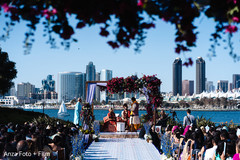 Indian wedding ceremony venue setup. Indian wedding ceremony venue setup.