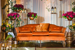Golden vases for Indian wedding reception stage decoration. Golden vases for Indian wedding reception stage decoration.