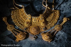 Indian wedding jewelry details of the Maharani. Indian wedding jewelry details of the Maharani.