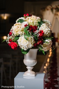 Floral arrangement decor for the Indian wedding gala. Floral arrangement decor for the Indian wedding gala.
