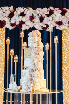Indian cake decorated with roses. Indian cake decorated with roses.