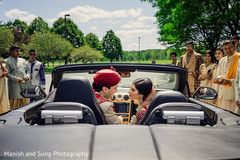 Indian couple leaving ceremony photo. Indian couple leaving ceremony photo.