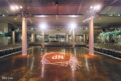 Overview of the Indian wedding reception's dance floor. Overview of the Indian wedding reception's dance floor.
