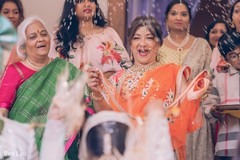 Special guests celebrating the Indian couple's union. Special guests celebrating the Indian couple's union.