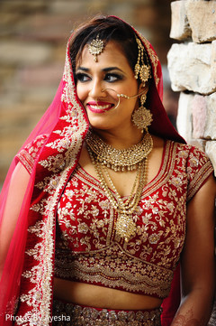 Indian bride showing golden jewelry. Indian bride showing golden jewelry.