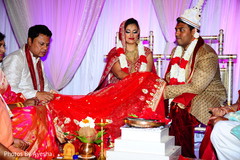 Maharani and Raja during their Hindu wedding. Maharani and Raja during their Hindu wedding.