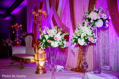 Flower decorations and items used in Hindu wedding reception. Flower decorations and items used in Hindu wedding reception.