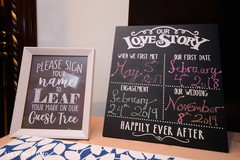 Indian wedding love story sign and guest book sign. Indian wedding love story sign and guest book sign.