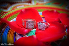 Indian gold and diamonds engagement rings . Indian gold and diamonds engagement rings .