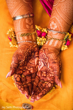 Maharani's hands with mehndi art. Maharani's hands with mehndi art.
