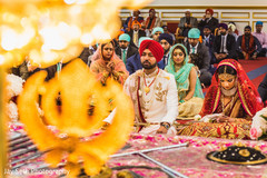 Maharani and Raja in solemn Hindu wedding. Maharani and Raja in solemn Hindu wedding.