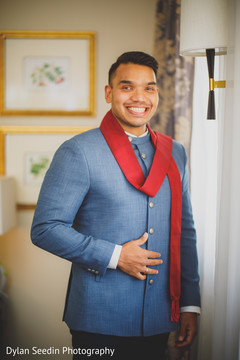 Raja smiling for the camera prior to the ceremony. Raja smiling for the camera prior to the ceremony.