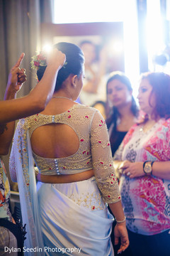 Maharani's bridal saree back design. Maharani's bridal saree back design.