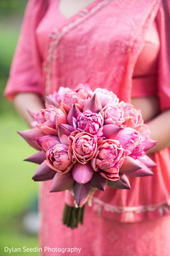 Close up capture of Maharani's pink bouquet. Close up capture of Maharani's pink bouquet.