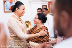 Family members during the Indian wedding meetups. Family members during the Indian wedding meetups.