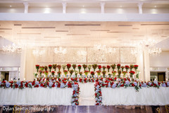 Indian wedding floral decor for the reception. Indian wedding floral decor for the reception.