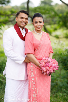 Maharani and Indian groom wearing traditional attires for pictures. Maharani and Indian groom wearing traditional attires for pictures.