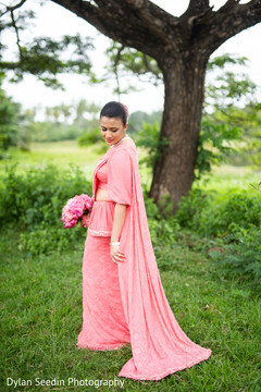 Outdoors capture of the Maharani with saree. Outdoors capture of the Maharani with saree.