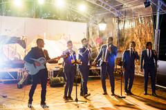 Moments of the Indian wedding reception bash onstage. Moments of the Indian wedding reception bash onstage.