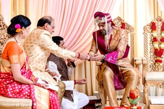 Groom waiting with maharani's relatives Groom waiting with maharani's relatives