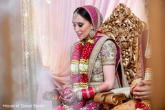 Maharani during wedding ceremony Maharani during wedding ceremony
