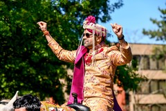 Indian groom wearing sunglasess and turban for baraat. Indian groom wearing sunglasess and turban for baraat.