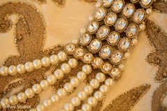 Indian groom's pearls with diamonds long necklace. Indian groom's pearls with diamonds long necklace.