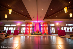 Colorful Sangeet stage decoration. Colorful Sangeet stage decoration.