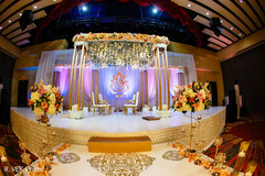 Indian wedding decor stage details. Indian wedding decor stage details.