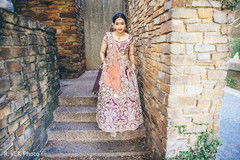Indian bride outside prior to the photoshoot. . Indian bride outside prior to the photoshoot. .