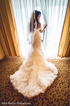 A full view of the Maharani's wedding dress A full view of the Maharani's wedding dress